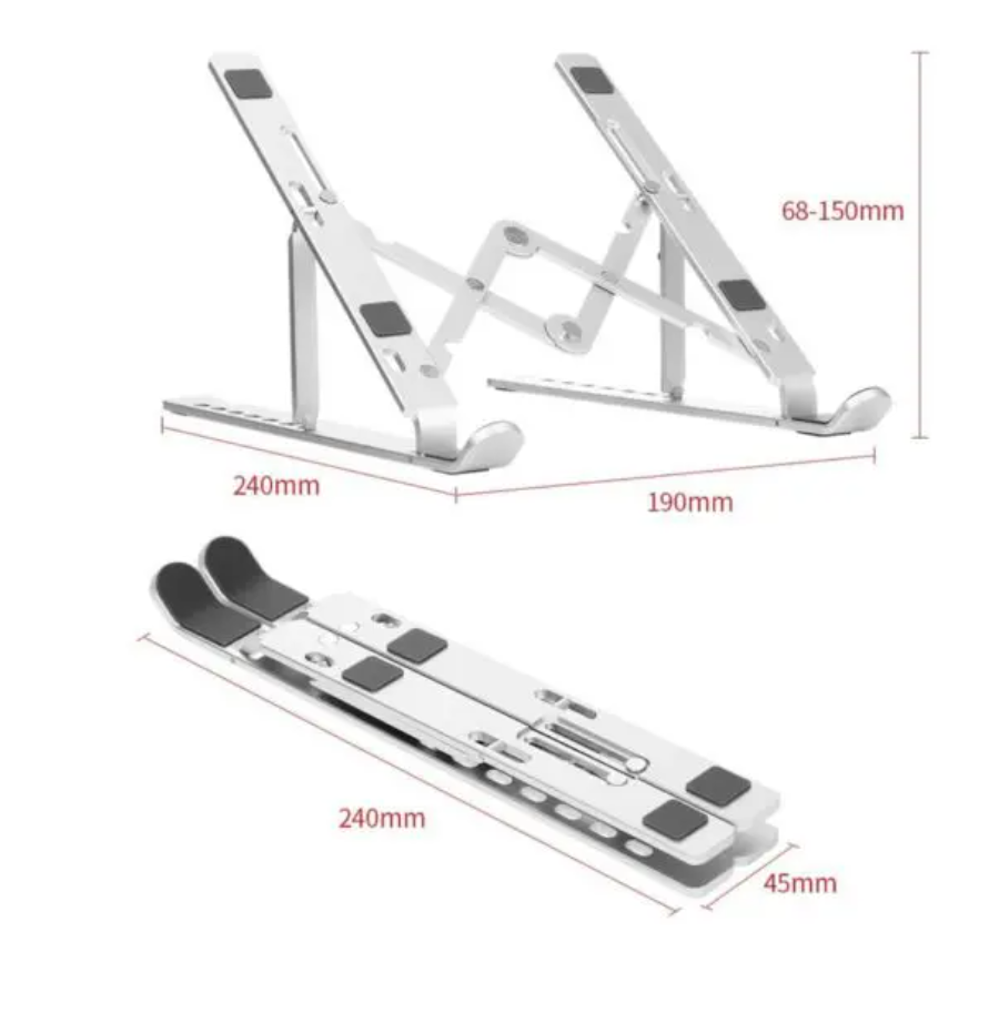 Aluminum Alloy Foldable Laptop Stand